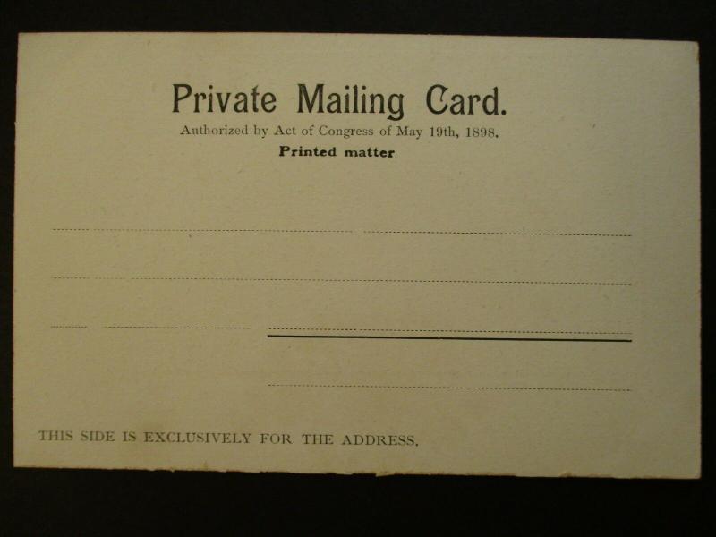 1898 Mint Vintage Mountain of the Holy Cross Colorado Private Mailing Card United States
