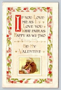 Be My Valentine   Love Me as I Love You   Postcard