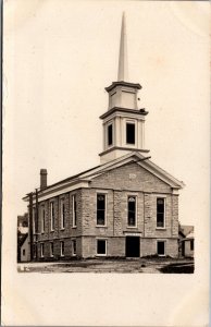 USA Church Lockport Illinois Vintage RPPC 09.70