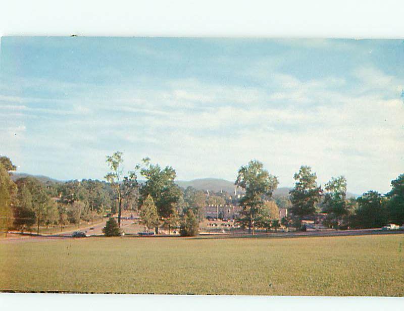 Vintage Post Card Aerial Jacksonville State College Admini Bldg  Ala   # 4136