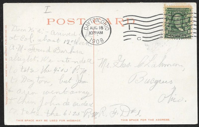 The Armory Columbus Ohio Used c1908