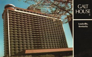 Vintage Postcard Louisville's Luxurious Riverfront Hotel Galt House Kentucky