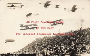 CA, San Francisco, California, RPPC, Aviation Park, 1910 Aviation Meet, Pierce