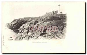 Old Postcard The Lighthouse Pointe Saint Mathieu