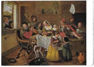 Rilke Museum Amsterdam The Happy Family by Jan Steen (1626-1679) 4 by 6 size
