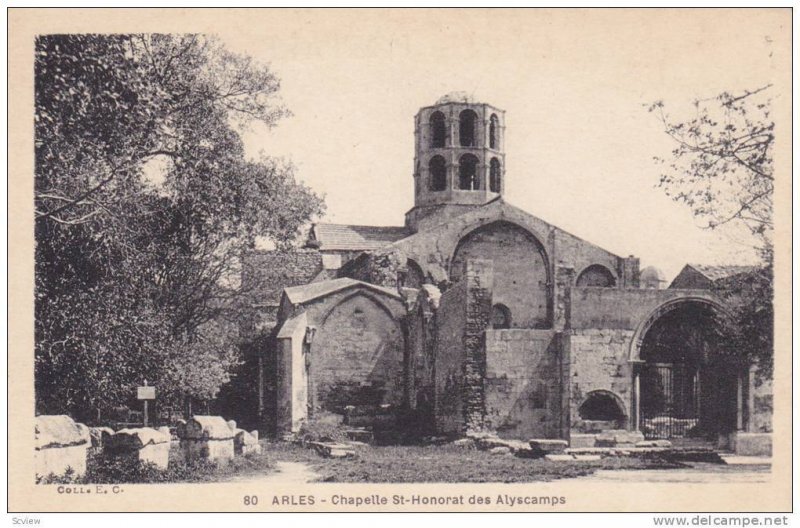 Chapelle St-Honorat Des Alyscamps, Arles (Bouches du Rhone), France, 1900-1910s