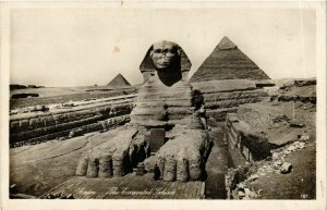 CPA Lehnert & Landrock 161 Cairo - The Excavated Sphinx EGYPT (917386)