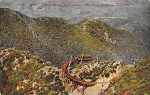 Circular Bridge from Above Mt. Lowe Railway Mount Lowe CA