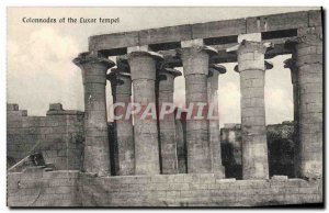 Postcard Ancient Egypt Egypt Colonnade of the Luxor Tempel