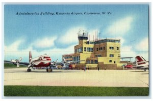 Administration Building Kanawha Airport Charleston West Virginia WV Postcard