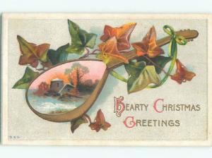 Divided-Back CHRISTMAS SCENE Great Postcard W8601