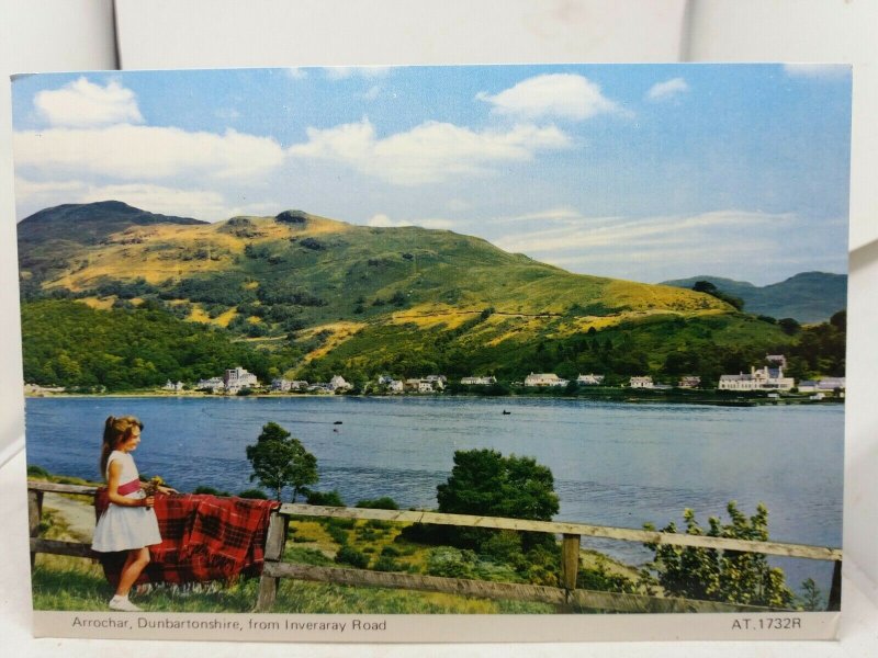 New Vintage Postcard Inveraray Arrochar Dunbartonshire from Inveraray Road 1960s