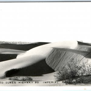 c1950s Imperial County, Cal. RPPC Highway Interstate 80 Real Photo Postcard A103