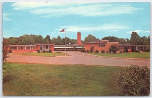 Williams County General Hospital Montpelier Ohio Chrome Postcard 1950s