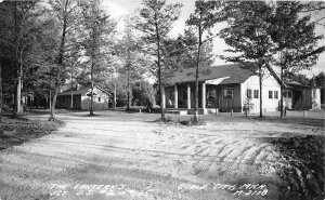 H15/ Gould City Michigan RPPC Postcard c40s Lantern's US 2 & 135