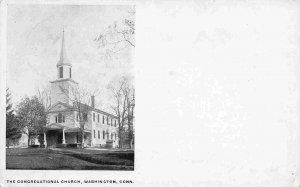 Congregational Church Washington Connecticut 1900c Private Mailing Card postcard