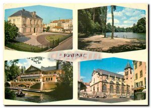 Modern Postcard Images of Fontenay France Various aspects of the city