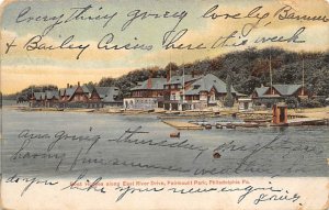 Boat Houses, East River Drive Fairmount Park - Philadelphia, Pennsylvania PA  