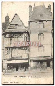 Old Postcard Lannion Vieilles Maisons Millinery