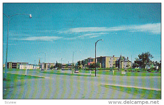 Rond Point,  Rue St. Germain,  Rimouski,  Quebec,  Canada,  PU_1964