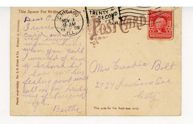 IL - Chicago. Grand Boulevard ca 1908