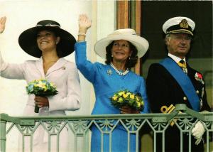 CPM AK The King&Queen of Sweden, Princess Victoria Swedish Royalty (870743)