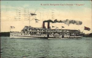 Canada - R&O Navigation Co Steamer Ship Kingston Ontario c1910 Postcard