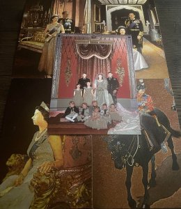 British royal family novelty postcards lot H.M. Queen Elisabeth II crown jewels