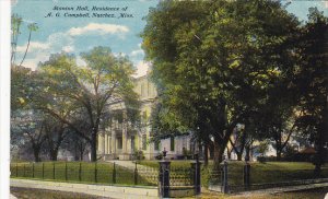 Mississippi Natchez Stanton Hall A G Campbell Residence 1911