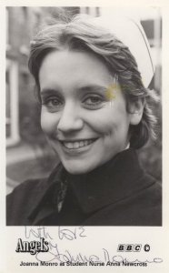 Joanna Monro Nurse BBC Angels 1970s Hand Signed Cast Card Photo