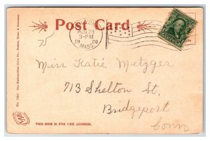 Post Office  Building Holyoke Massachusetts MA UDB Postcard N26