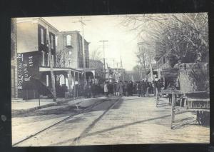 REAL PHOTO BOYERTOWN PENNSYLVANIA PA. DOWNTOWN STREET SCENE PSOTCARD COPY