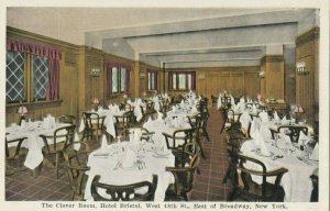 NEW YORK CITY, 1910; Clover Room Restaurant, Hotel Bristol