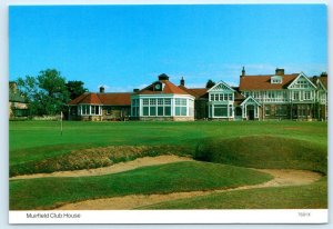 MUIRFIELD, Gullane Scotland ~ MUIRFIELD CLUB HOUSE Golf Course  4x6 Postcard