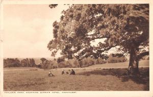 uk15026 flowers park adjoining queens hotel hawkhurst real photo uk