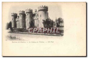 Postcard Old Chartres Around the Castle of Villebon