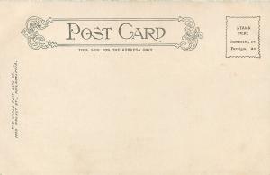 Philadelphia PA Tower Flags & Battlement @ Manual Training School~c1906 Postcard