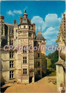 Modern Postcard Route Jacques Coeur Chateau Meillant (Cher) Tour oF Lion