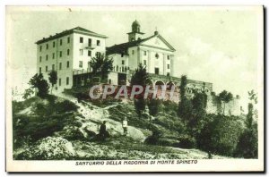 Postcard Old Samtuario Della Madonna Di Monte Spineto