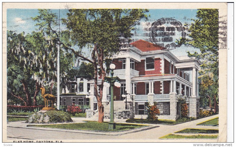 DAYTONA, Florida, PU-1920; Elks Home