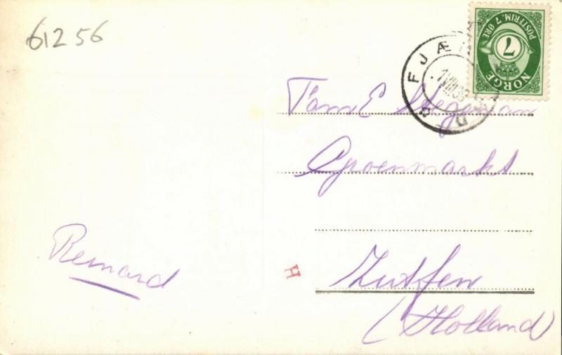 norway norge, BERGEN, Tyskebryggen, Car Bus (1939) RPPC Postcard, Stamp