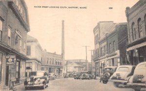 Eastport, ME Maine  WATER STREET SCENE~South BAY STATE PAINTS  Vintage Postcard 