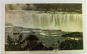 Vintage Postcard Horseshoe Falls Niagara Falls Canada Waterfalls
