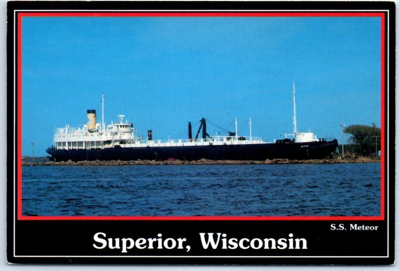 The world's last whaleback, S.S. Meteor at Barker's Island - Superior, Wisconsin 