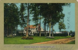 Saratoga Springs NY, New York - The Villa of Chauncey Olcott - pm 1907 - UDB