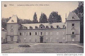 La Facade Du Chateau De Pont d´Oie A Habay La Neuve, Arlon, Luxembourg, Belg...