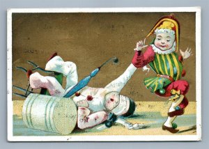 ANTIQUE VICTORIAN TRADE CARD GROCERY STORE ADVERTISING