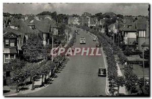 Old Postcard Knokke Heist Elizabeth Avenue