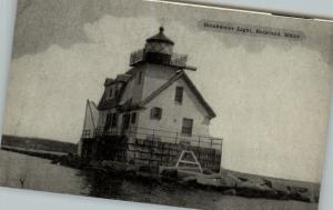 Rockland ME Breakwater Lighthouse Postcard