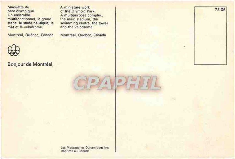 Model Modern Postcard the Olympic Stadium is a multifunctional stadium all th...